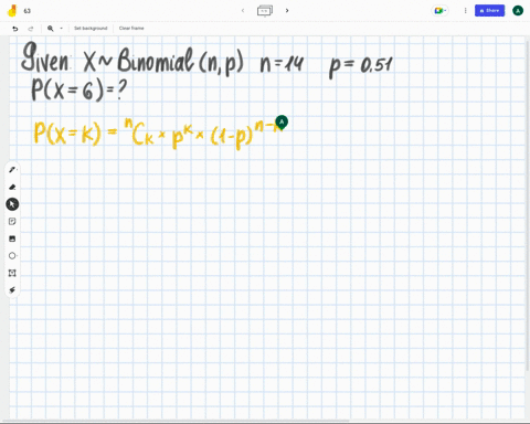assume-that-a-procedure-yields-a-binomial-distribution-with-a-trial-repeated-n-14-times-use-either-the-binomial-probability-formula-or-technology-to-find-the-probability-of-k-6-successes-given-the-pro
