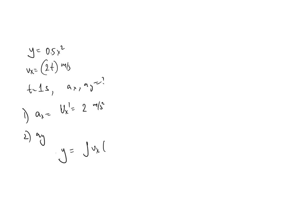 SOLVED A particle moves along the parabola y^2=4 x, with a constant