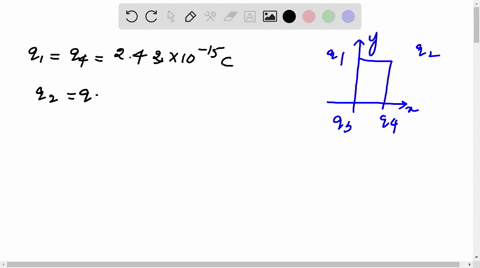 in-the-figure-four-particles-form-a-square-with-edge-lengtha-445-x-10-2-m-the-charges-are-91-94-243x-10-15-c-and92-93-q-a-what-is-qif-the-net-electrostatic-force-on-particle-1-is-zero-b-is-t-28757