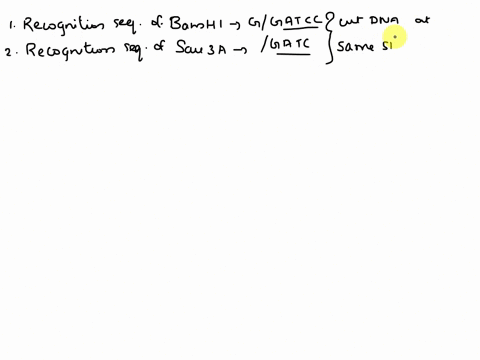 question-5-3-marks-the-restriction-endonuclease-bamhi-has-the-recognition-sequence-gigatcc-and-sau3a-the-recognition-sequence-igatc_-genomic-dna-gic-content-56-is-digested-with-sau3a-and-lig-75988
