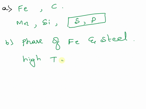 5-a-what-are-the-two-essential-constituent-elements-of-plain-carbon-steel-b-what-is-austenite-what-is-the-maximum-possible-percentage-of-carbon-in-austenite-c-state-the-values-of-vickers-har-84807