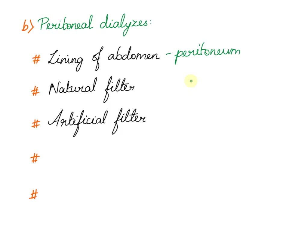 SOLVED: Explain why we treat water for dialysis. List the common