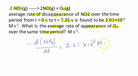 for-the-gas-phase-decomposition-of-nitrogen-dioxide-at-383-c-2-no2g2-nog-o2g-the-average-rate-of-disappearance-of-no2-over-the-time-period-from-t-0-s-to-t-735-s-is-found-to-be-26110-2-m-s-1-15776