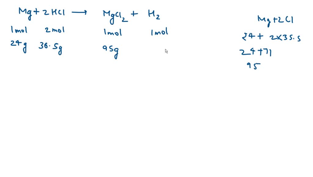 solved-the-chemical-equation-shows-the-production-of-magnesium