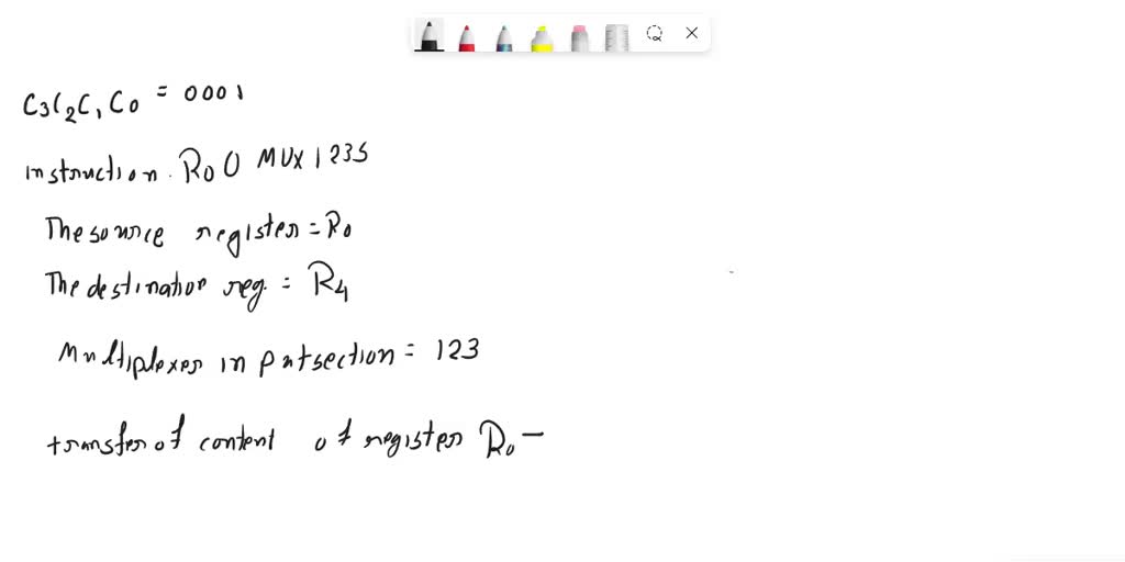 SOLVED: 4-10. Consider the following register transfer statements for ...