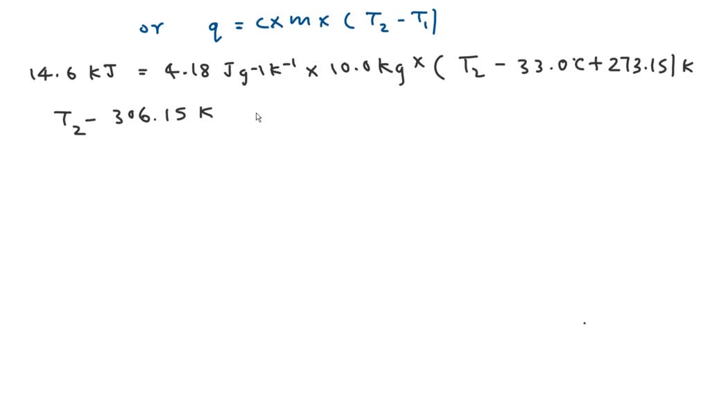 SOLVED: A chemical reaction takes place inside a flask submerged in a ...