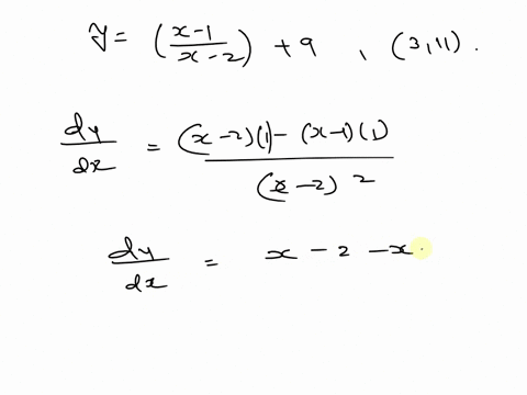 find-an-equation-of-the-tangent-line-to-the-curve-at-the-point-3-11-y-x-1-x-2-9-06664