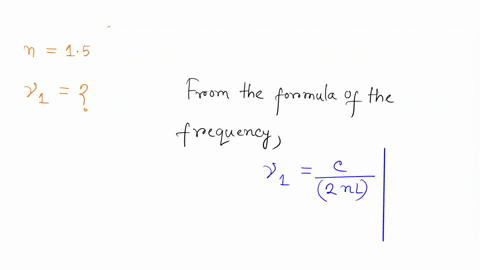 the-length-of-the-optical-cavity-of-a-nd-glass-laser-is-50-cm-the-index-of-refraction-is-15-calculate-1-the-basic-frequency-of-the-cavity-2-the-frequencies-of-the-next-4-modes-3-the-differen-99938
