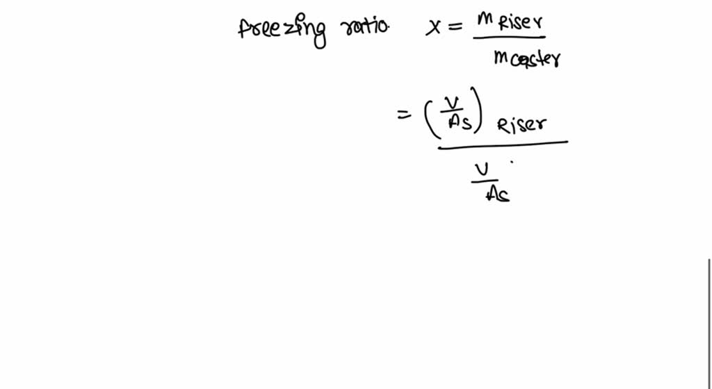 Instructions Calculate the size of a cylindrical riser necessary to