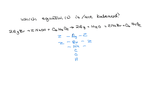 which-of-the-following-equations-are-balanced-a-the-development-reaction-in-photography-beginaligned-76889