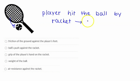 a-tennis-player-hits-tennis-ball-with-a-racket-consider-the-action-force-to-be-exerted-by-the-racket-against-the-ball-the-reaction-t0-this-force-is-the-friction-of-the-rround-gainst-the-play-28355