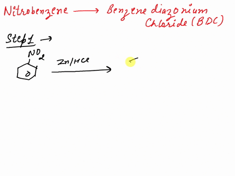write-the-steps-for-the-synthesis-of-benzene-diazonium-chloride-from-nitrobenzene-12275