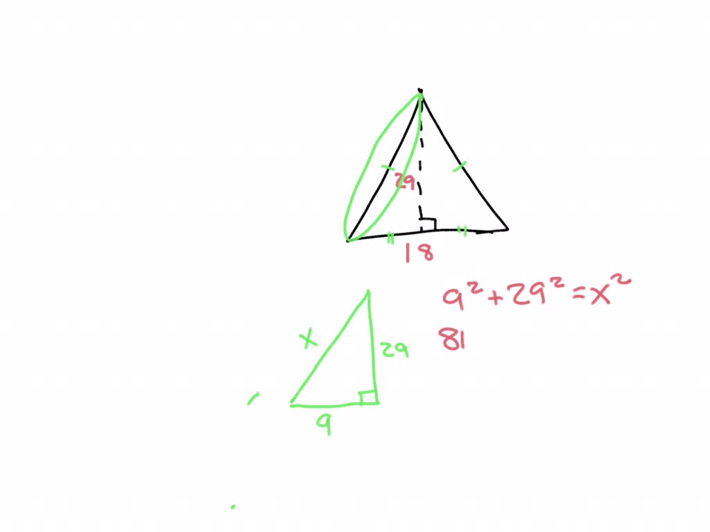 SOLVED: An altitude is drawn from the vertex of an isosceles triangle ...