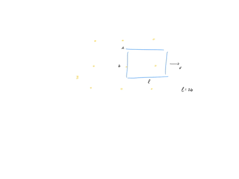 the-rectangular-wire-loop-abcd-with-length-and-width-inside-the-uniform-magnetic-field-oriented-into-the-page-shown-figure-ihe-wire-has-resistance-ia-per-length-find-the-potential-difference-29355