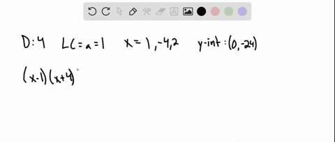 write-a-polynomial-equation-px-in-factored-form-given-the-following-requirements-degree-4-leading-coefficient-1-zeros-at-10-40-and-20-y-intercept-at-024-40648