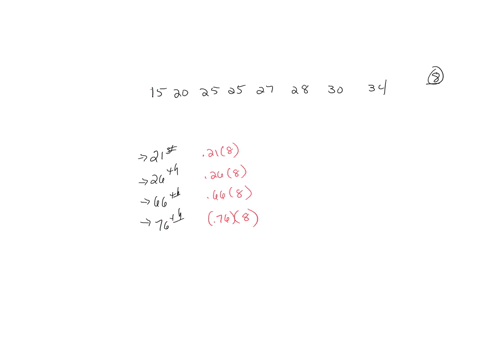 consider-a-sample-with-data-values-of-27-25-20-15-30-34-28-and-25-compute-the-21st-26th-66th-and-76th-percentiles-if-needed-round-your-answers-to-two-decimal-digits-percentile-value-21-20-26-62176