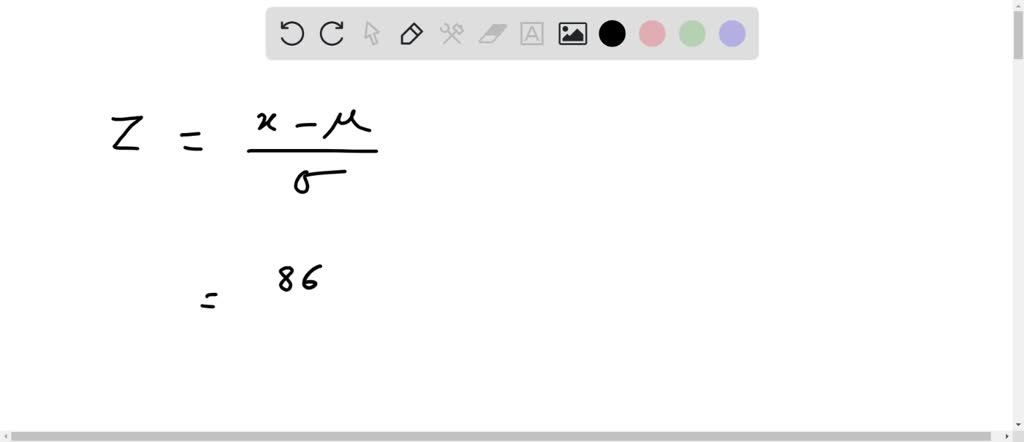 SOLVED If A Student Scored 86 Points On A Test Where The Mean Score 