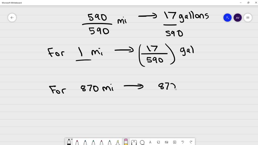 An automobile uses 17 gallons of fuel to go 590 miles. How many gallons