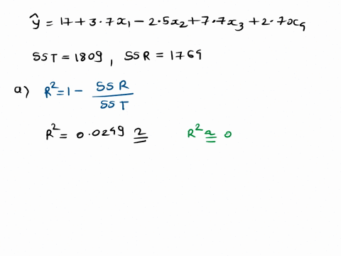 the-following-estimated-regression-equation-is-based-30-observations-0-17-3721-2522-77c3-2724-the-values-of-sst-and-ssr-are-1809-and-1764-respectively-compute-r-to-3-decimals-compute-rg-to-3-99345