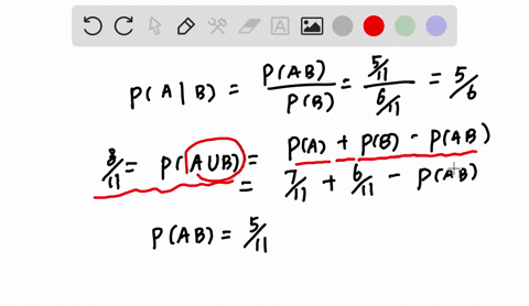 if-pa-711-pb-6-11-and-pab-811-then-pab-________-a-35-b-23-c-12-d-1
