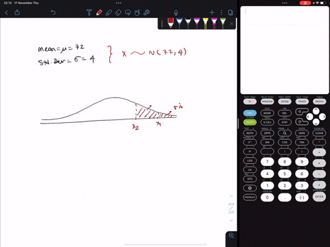 a-teacher-gives-a-test-to-a-large-group-of-students-the-results-are-closely-approximated-by-a-normal-curve-the-mean-is-72-with-a-standard-deviation-of-4-the-teacher-wishes-to-give-as-to-the-23317