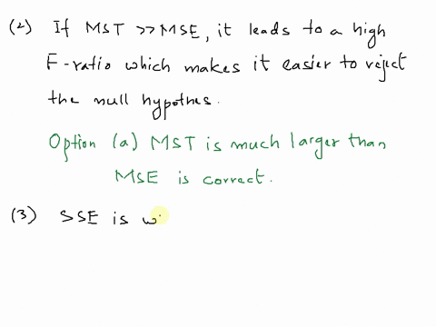 single-factor-analysis-of-variance-mst-is-the-mean-square-for-treatments-and-mse-is-the-mean-square-for-error-the-null-hypothesis-of-equal-population-means-is-rejected-if-mst-is-much-larger-24893