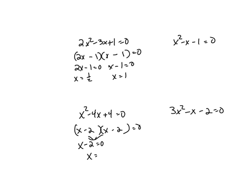 1-solve-the-following-quadratic-equations-with-respect-to-x-a-2-x2-3-x10-b-x2-x10-c-x2-4-x40-d-3-x2-x-20