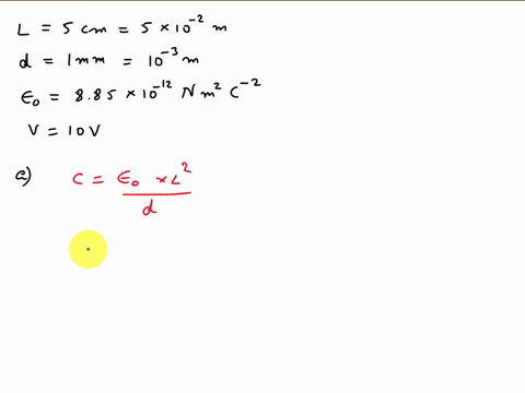 a-parallel-plate-capacitor-has-square-plates-of-side-5-cm-and-separated-by-1-mm-a-calculate-the-capacitance-of-this-capacitor-b-if-a-10-v-battery-is-connected-to-the-capacitor-what-is-the-ch-75401