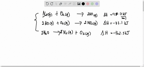 given-the-following-data-n2-g-o2-g-2-no-g-h-1807-kj-2-no-g-o2-g-2-no2-g-h-1131-kj-2-n2o-g-2-n2-g-o2-g-h-1623-kj-use-hesss-law-to-calculate-hrxn-for-the-following-reaction
