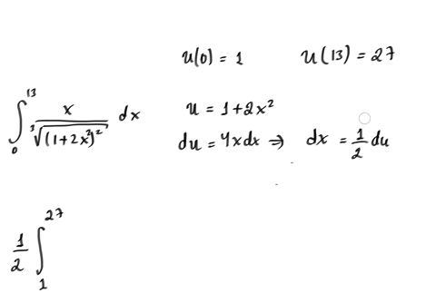 1-evaluate-the-definite-integral-int_013-fracxsqrt3left12-x2right2-d-x