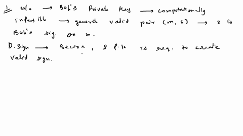 problem-2-digital-signature-is-typically-put-on-the-one-way-hash-of-the-message-instead-of-on-the-message-directly-one-of-the-reasons-is-the-cost-because-signing-a-short-hash-value-is-more-e-10578