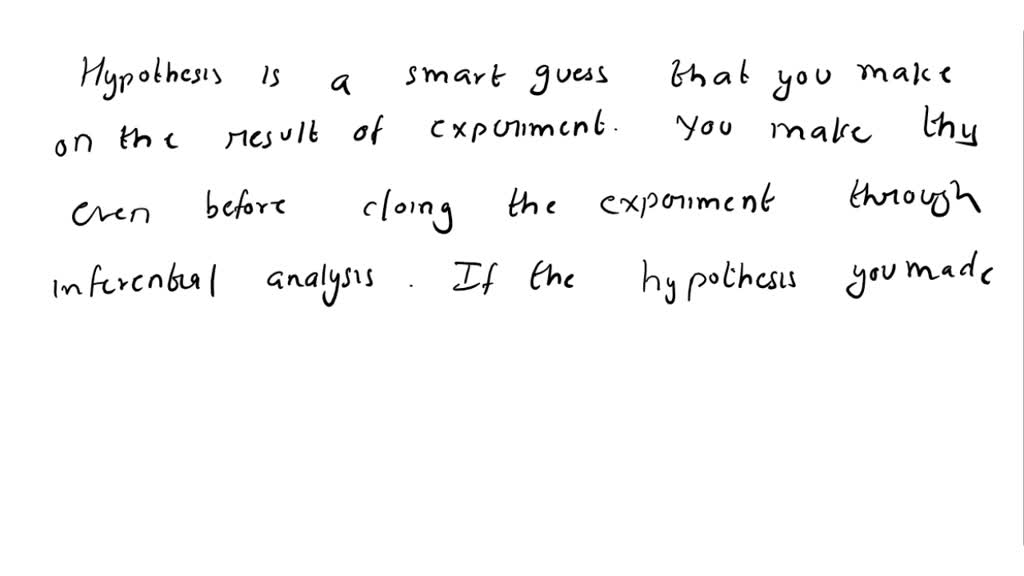 a student formulated a hypothesis that cotton