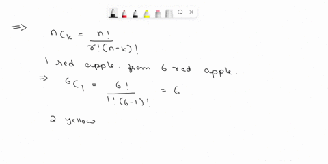 a-bag-contains-6-red-apples-and-4-yellow-apples-3-apples-are-selected-at-random-find-the-probability-of-selecting-1-red-apple-and-2-yellow-apples-the-probability-is_____-21638