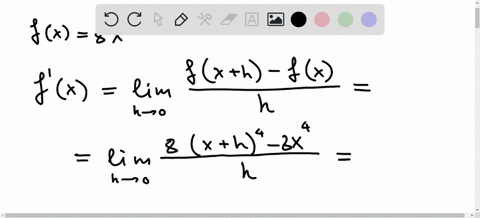 find-the-derivative-of-the-function-using-the-definition-of-derivative-fx-8x4-fx-state-the-domain-of-the-function-enter-your-answer-using-interval-notation-state-the-domain-of-its-derivative-97626