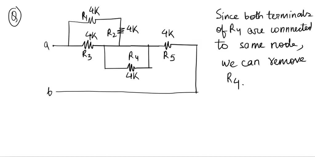 SOLVED: Find The Equivalent Resistance Rab Between The Points A And B ...