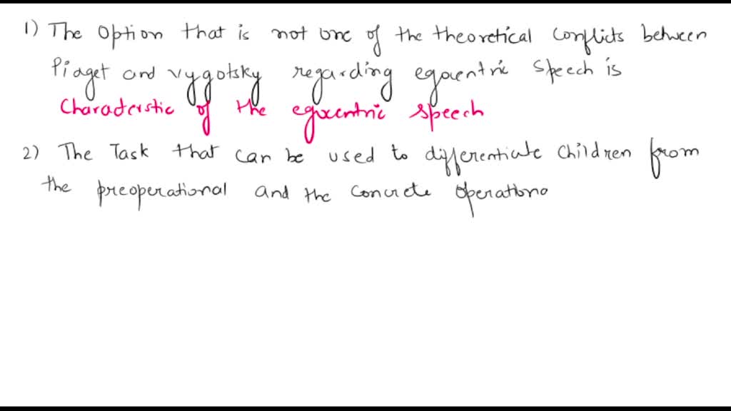 SOLVED Which option below is not one of the theoretical conflicts