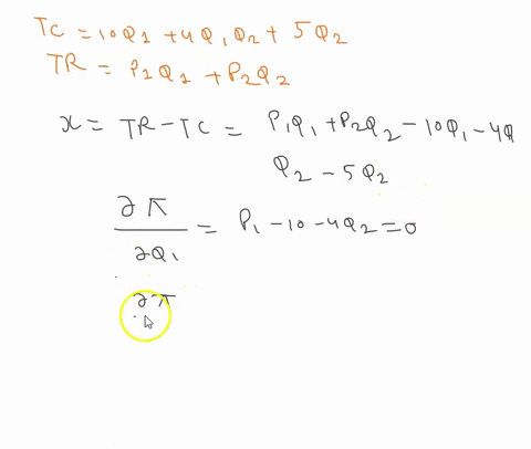 question-1-monopolistic-producer-of-two-goods-g1-and-gz-has-a-joint-total-cost-function-tc-10q1-4q1q2-5q2-where-q1-and-qz-denote-the-quantities-of-g1-and-gz-respectively-if-pi-and-pz-denote-48596