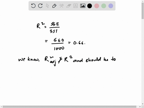 a-multiple-regression-model-with-four-explanatory-variables-is-estimated-using-25-observations-resulting-in-sse-660-and-sst-1000-the-value-of-adjusted-r2-is-the-closest-to-multiple-choice-07-89987