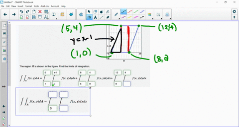 the-region-r-is-shown-in-the-figure-find-the-limits-of-integration-1-fxyda-fx-pdydx-fxpdydx-fxdydx-and-f-k-flxyda-fx-ydxdy-70972
