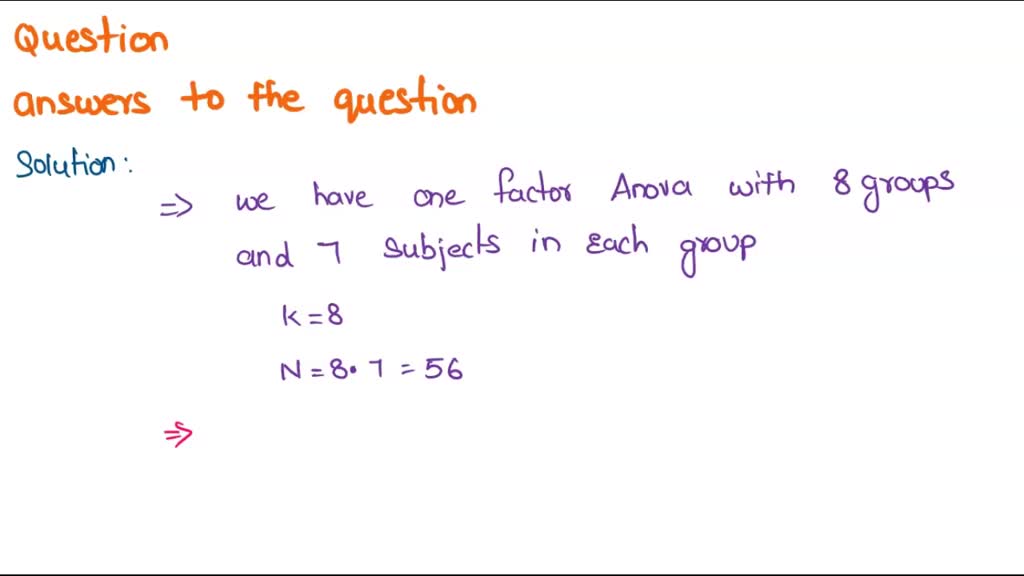 SOLVED: Excel can be used to find the critical value for an F ...