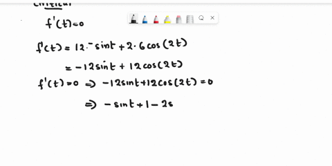 find-the-absolute-minimum-and-absolute-maximum-values-of-f-on-the-given-interval-ft-12-cost-6-sin2t-0-t2-absolute-minimum-155884572681199-absolute-maximum-523598775598299-43863