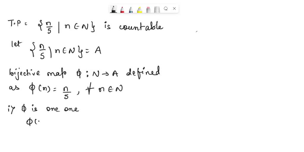 SOLVED Show that the set of all rational numbers of the form n/5