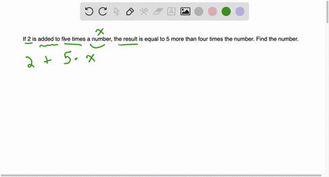 if-2-is-added-to-five-times-a-number-the-result-is-equal-to-5-more-than-four-times-the-number-find-3-89346