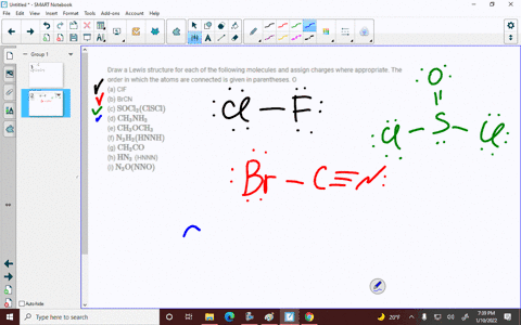 draw-a-lewis-structure-for-each-of-the-following-molecules-and-assign-charges-where-appropriate-the-82709