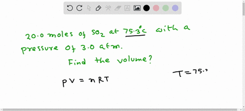 what-volume-in-liters-would-200-moles-of-sulfur-dioxide-occupy-at-753-c-with-a-pressure-of-300-atm-45105