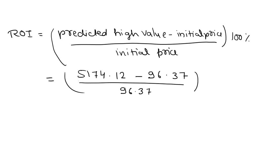 SOLVED You are planning to invest your 100,000 savings in any stock