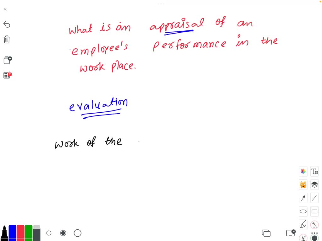 SOLVED: 4-When Designing An Actual Appraisal Method, The Two Basic ...