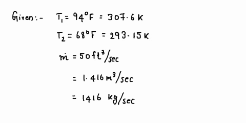 a-an-air-conditioning-unit-cools-50ft3s-of-air-at-94f-to-68f-what-is-the-required-heat-transfer-rate-in-btus-b-rework-part-a-for-a-flowrate-of-15-m3s-a-temperature-change-from-35-to-25-c-and-82363