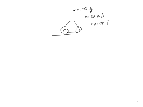the-driver-of-a-1740-kg-car-traveling-on-a-horizontal-road-at-100-kmh-suddenly-applies-the-brakes-due-to-a-slippery-pavement-the-friction-of-the-road-on-the-tires-of-the-car-which-is-what-sl-95265