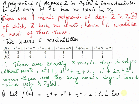 list-all-monic-irreducible-quadratic-polynomials-in-z3x-hint-there-are-9-monic-quadratic-polynomials-to-consider-bfind-a-degree-4-reducible-polynomial-in-z3x-with-no-roots-in-z3-c-find-a-deg-55115